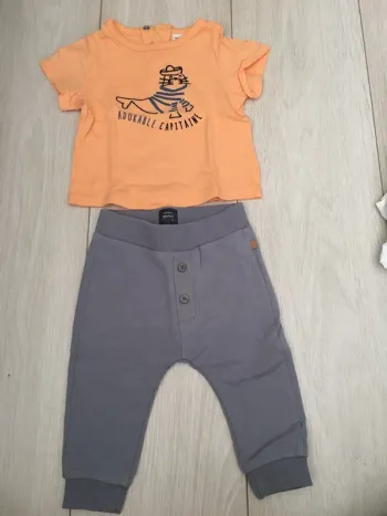 Ensemble pantalon t-shirt 6 mois TAO
