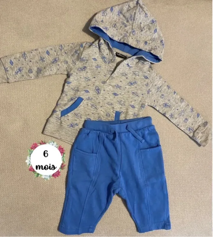 Ensemble 2 pièces taille 6 mois