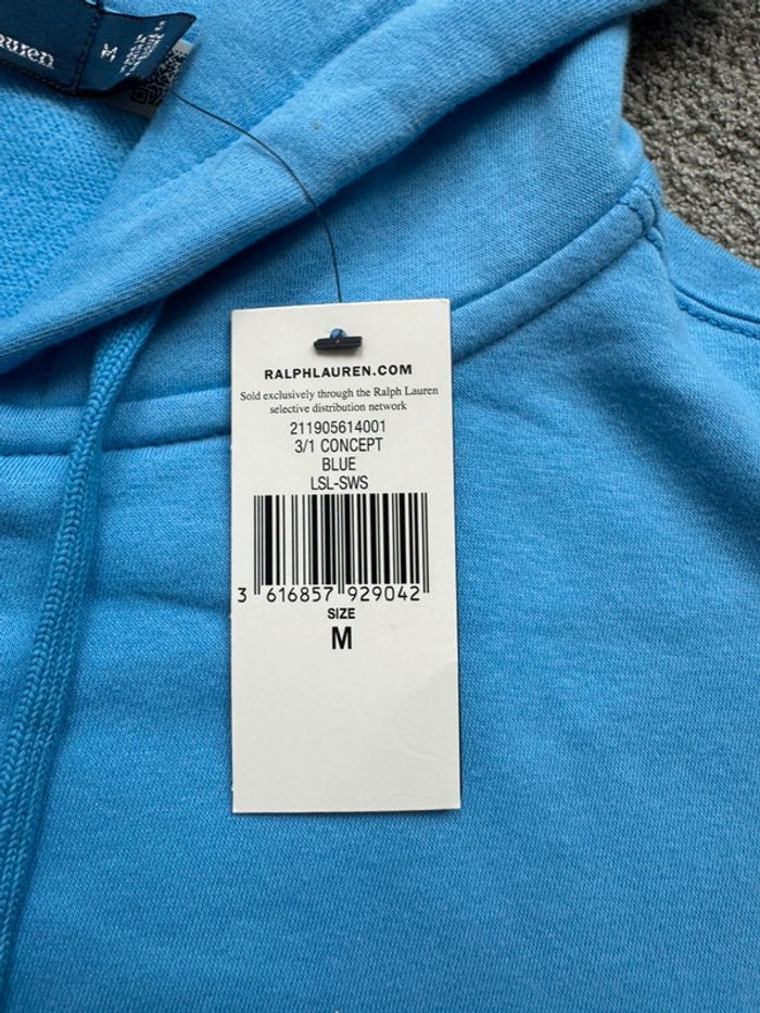 Gilet Ralph Lauren bleu clair taille M - photo numéro 9