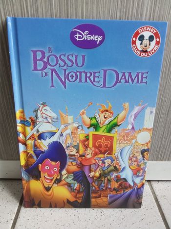 Livre Disney club du livre le bossu de notre dame