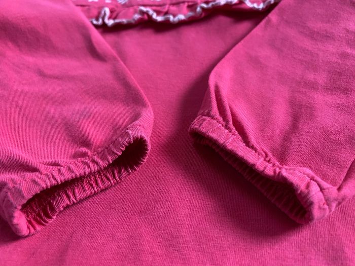 T-shirt tunique framboise papillons pailletés 4 ans Sergent Major - photo numéro 8