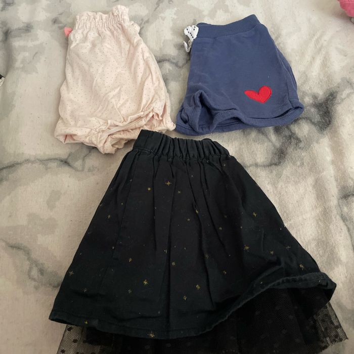 Lot short/jupe fille