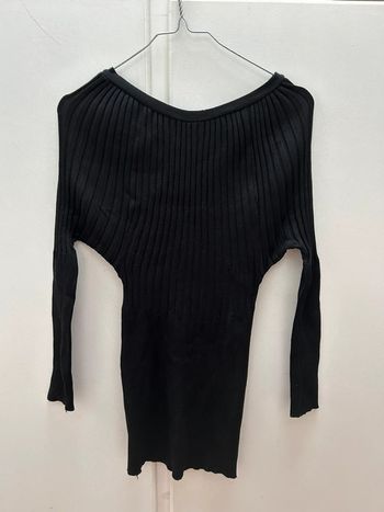 Robe cusual noir taille S - effet tricot