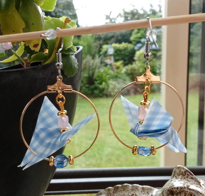 Boucles d'oreilles papillons 🦋 - photo numéro 3