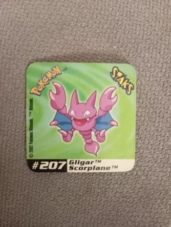 Magnet Pokémon Staks 2002 N°207 Scorplane 