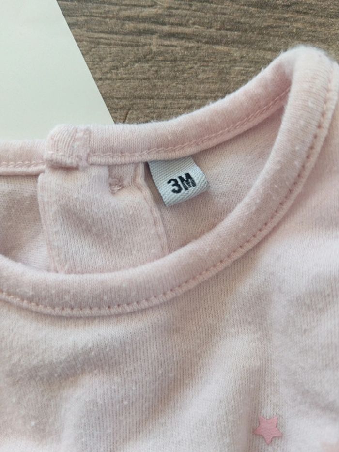 🌞 Robe rose pâle 3 mois - photo numéro 4