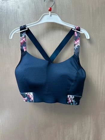 Brassière Domyos Sissy Mua bleu fleuri rose XL