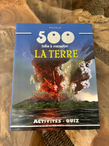 Livre 500 infos à connaître La terre