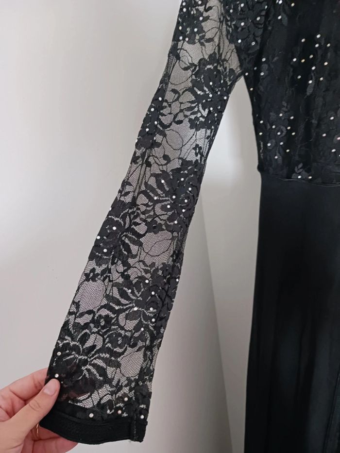 Caftan noir & rose T40 - photo numéro 7