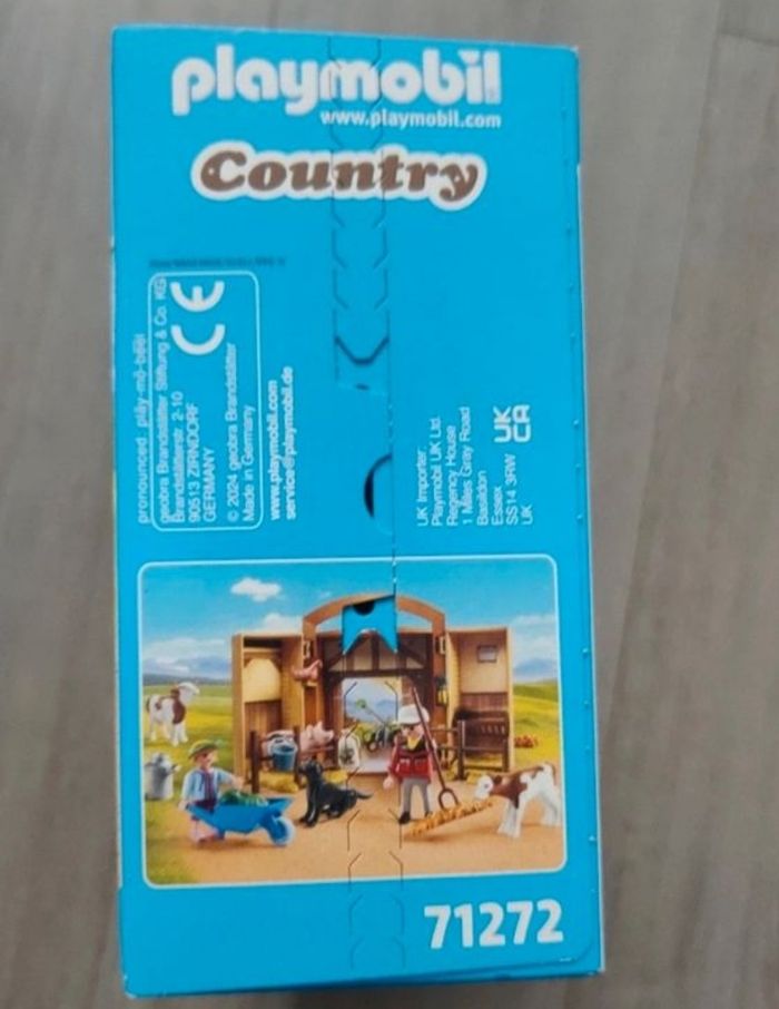 Jouet Playmobil country étable portative neuve - photo numéro 6