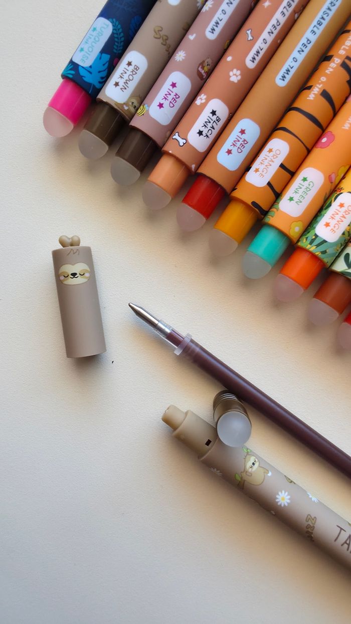 Lot de 22 stylos animaux kawaii type legami - photo numéro 8