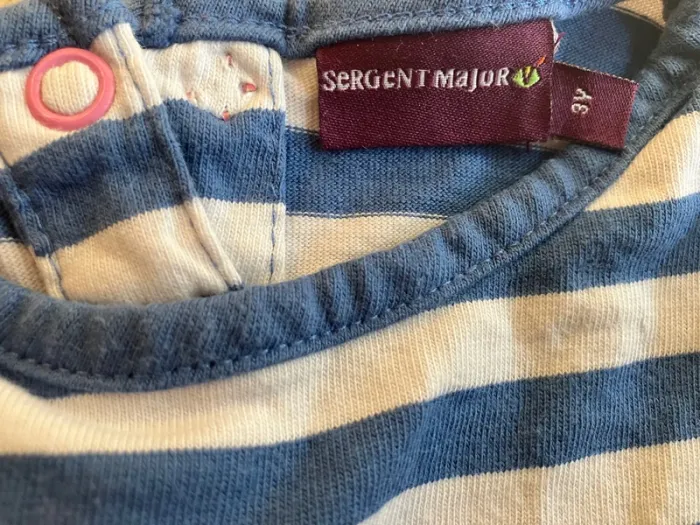 Ensemble jupe et tes-short 3 ans Sergent Major - photo numéro 5