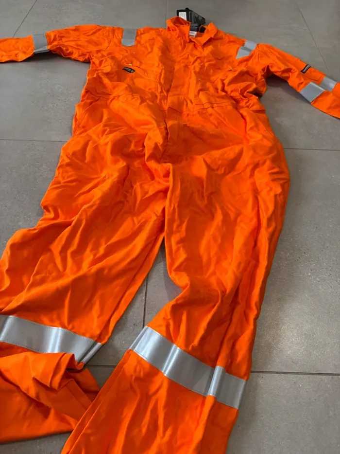 Combinaison orange traverse taille 58R Daletec, - photo numéro 2