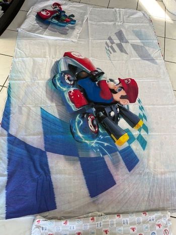 Housse de couette mario kart