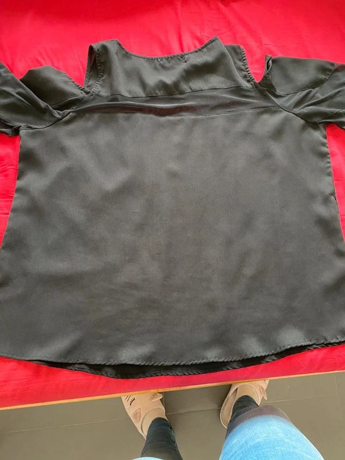 Haut blouse manches transparentes taille 50 - photo numéro 2