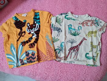 Lot 2 tee shirt garçon DPAM 2 ans