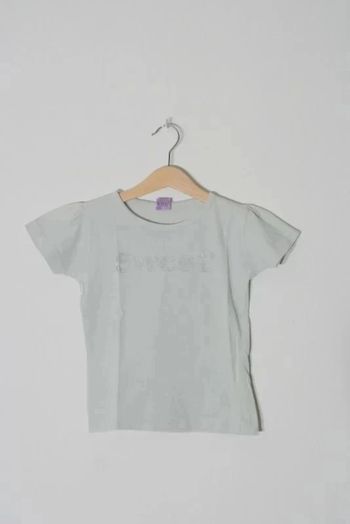 Tee shirt bleu ciel 6 ans