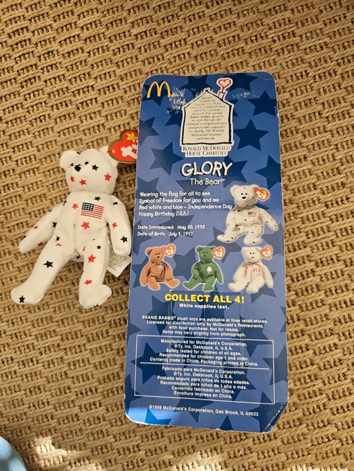 Peluche ours ty McDonald's vintage - photo numéro 5