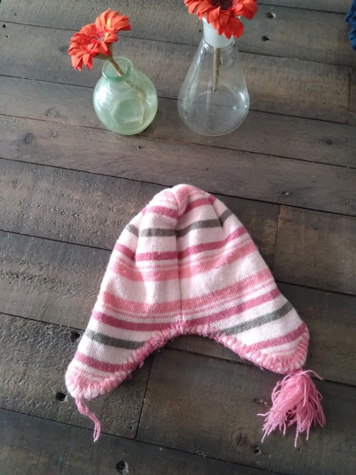 Bonnet fille style péruvien - photo numéro 2