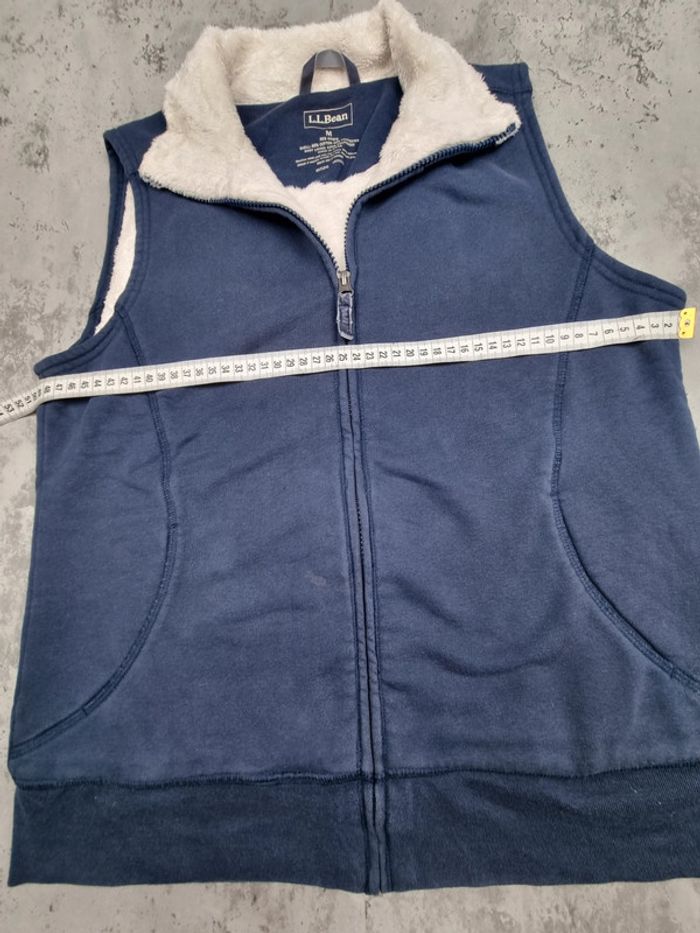 Veste sans manches fourrée L.L. Bean bleu – Taille M Femme - photo numéro 7