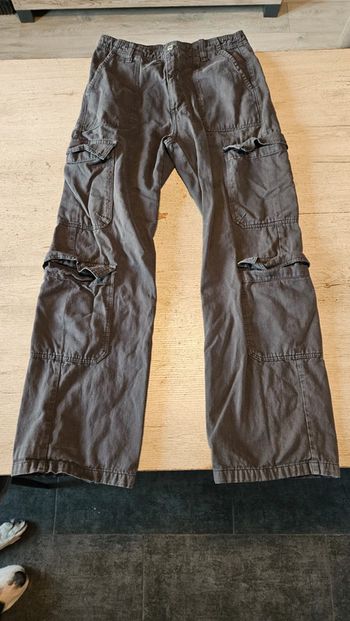 Pantalon jean s gris foncé avec poches, Zara, taille 38, très bon état