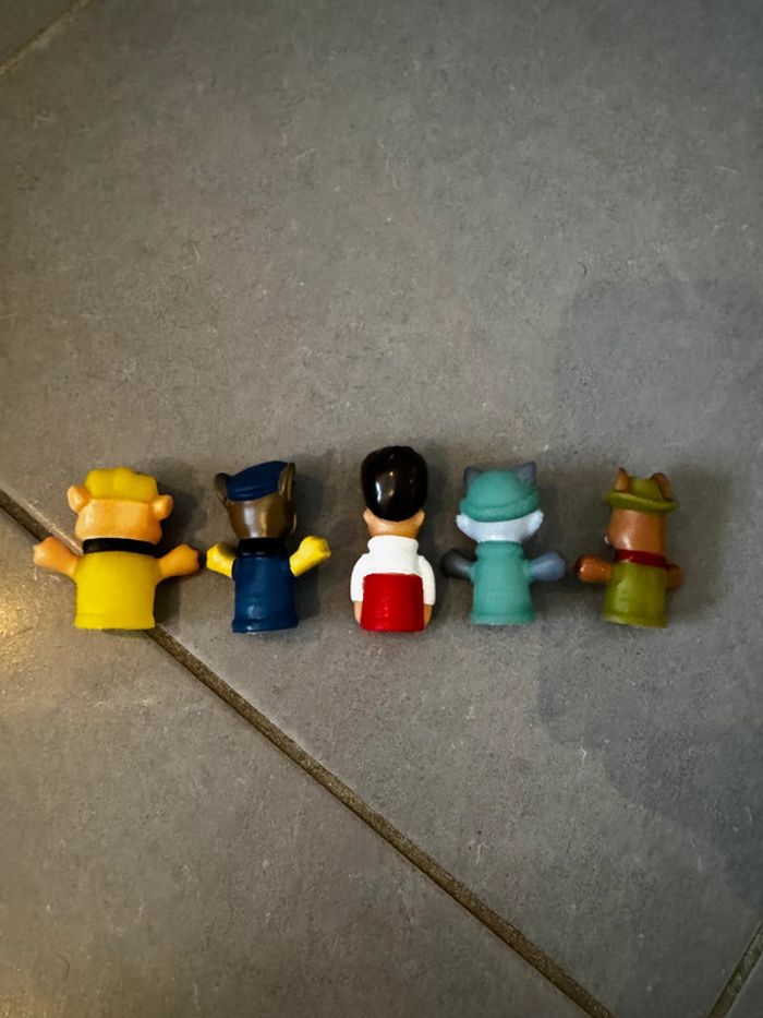Lot de 5 personnages à doigts - Paw Patrol / Pat patrouille - photo numéro 2