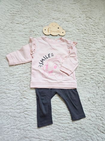 Ensemble fille 6mois