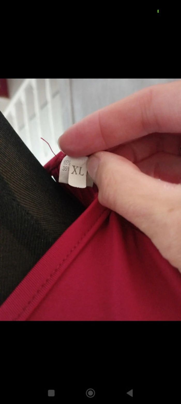 Tee-shirt bordeaux - photo numéro 6