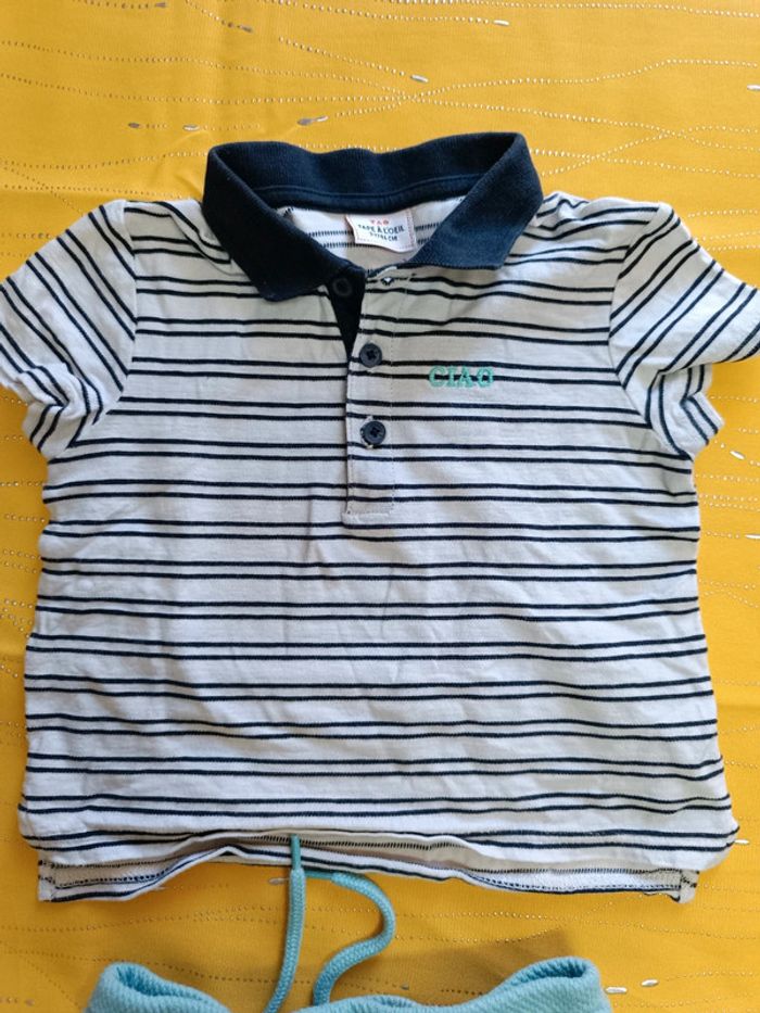 Short et polo manches courtes rayé Tape à l'oeil 23 mois 86 cm - photo numéro 5