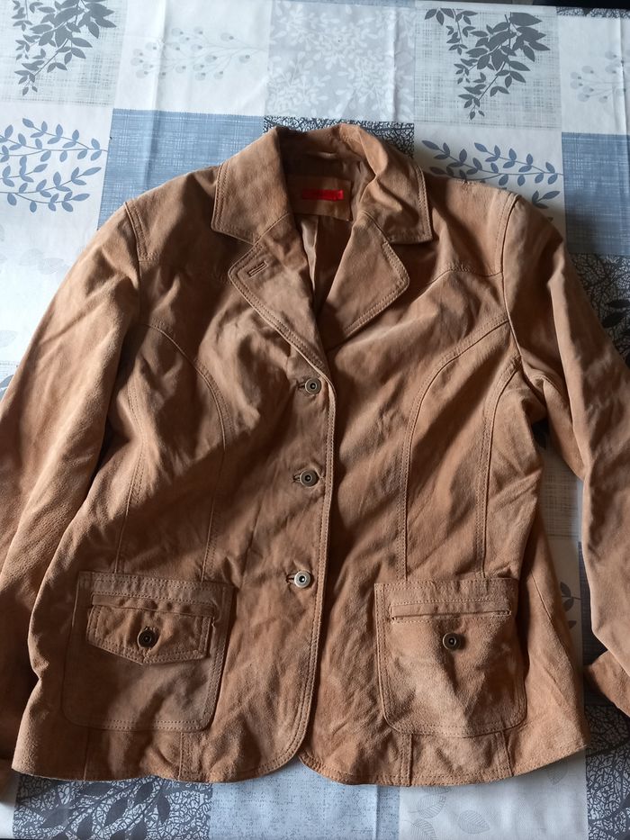 Veste cuir 46 - photo numéro 2