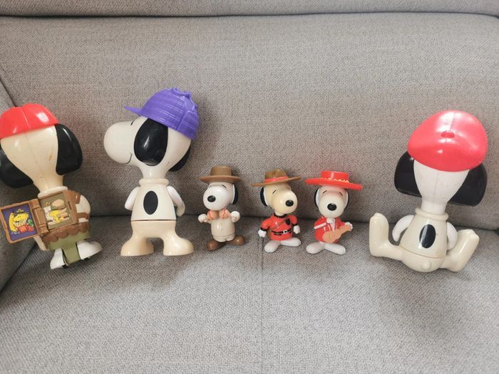 Gros lot de 23 figurines Peanuts Snoopy McDonald's 1999 - photo numéro 6