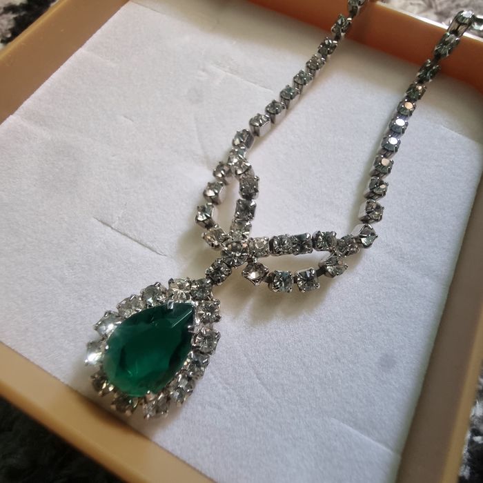 Collier En argent et emeraude Verde - photo numéro 7