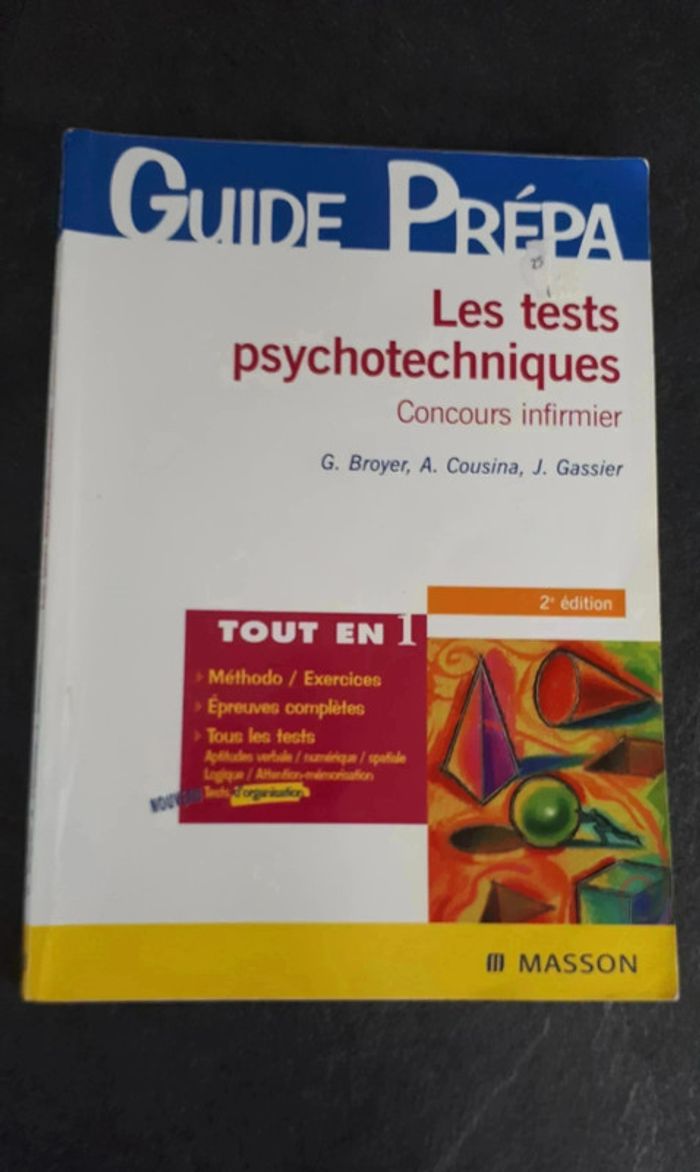 5 € Les Tests Psychotechniques : Concours Infirmier