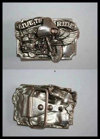 Boucle de ceinture Live to Ride