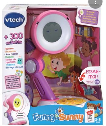 Lampe interactive Funny sunny fille. 