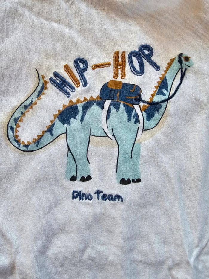 Tee-shirt Dinosaure - Tape à l'œil - 6 mois/68 cm - photo numéro 3