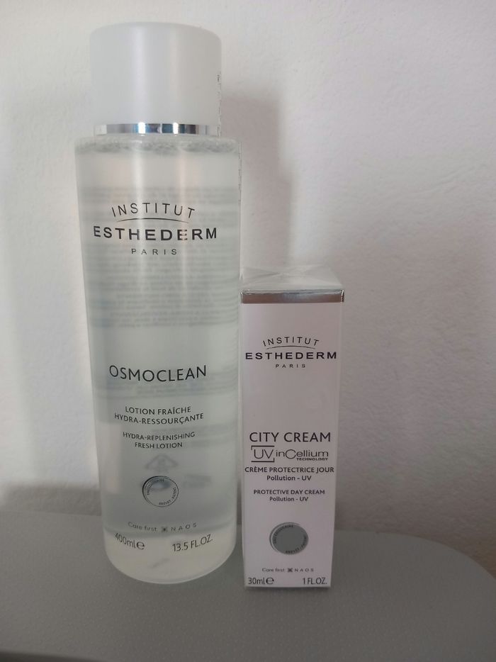 Crème esthederm +lotion fraiche esthederm