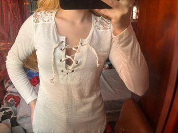 Haut manche longue Blanc