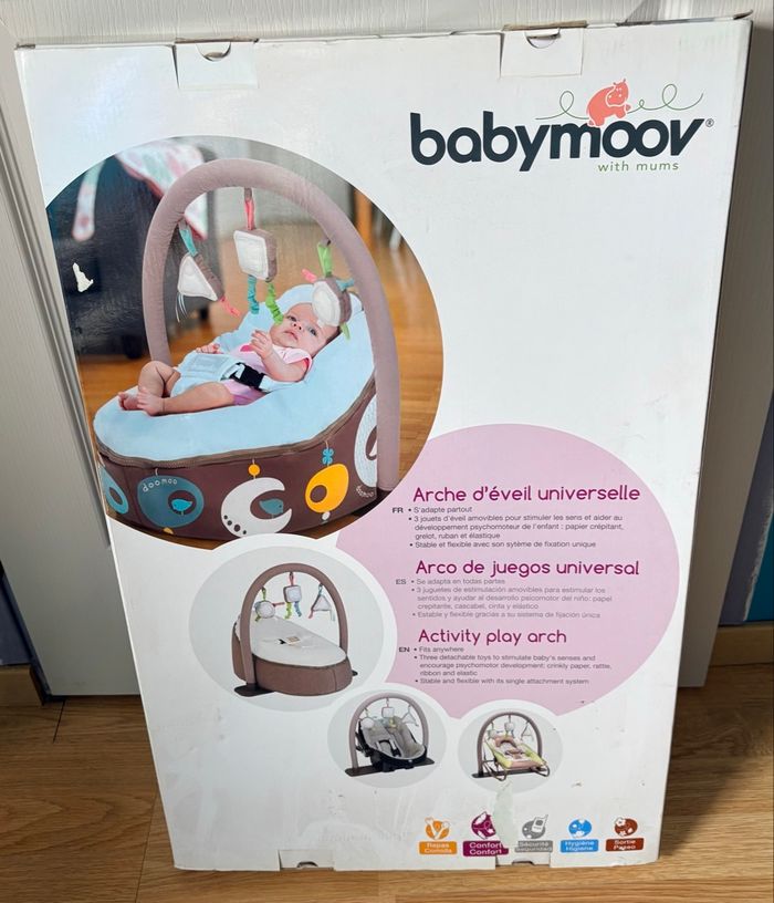 Arche d’éveil universelle Babymoov – Taupe – TBE – Carton d’origine - photo numéro 2