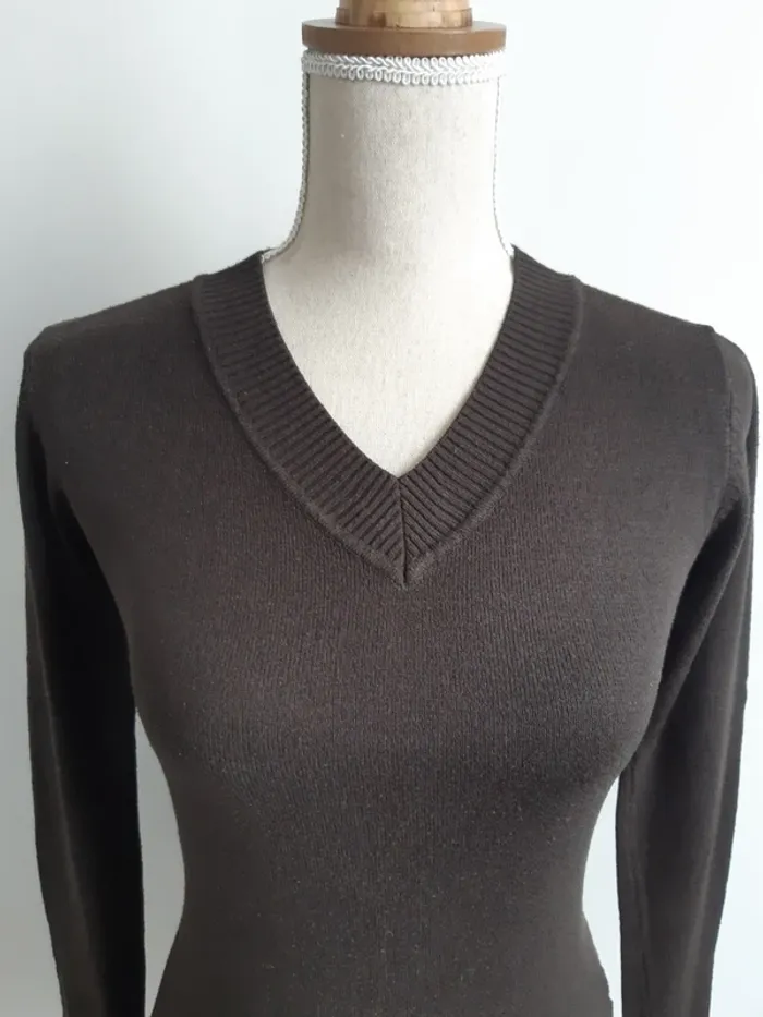 Pull marron Spot T34 - photo numéro 2