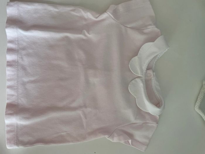 Tee shirt col Jacadi fille 12 mois - photo numéro 2