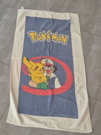 Seviette de bain pokémon