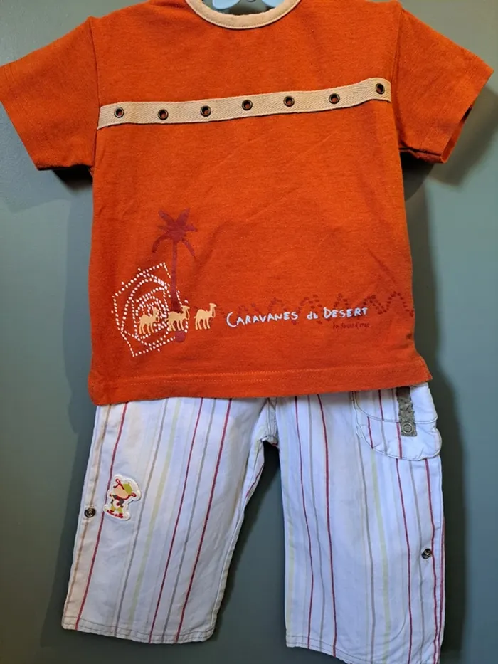 Ensemble garçon - Sucre d'orge - 12 mois - photo numéro 2