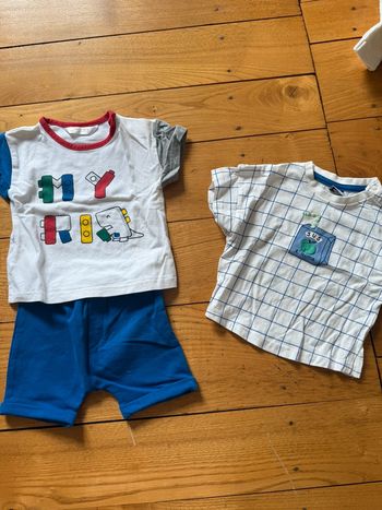 Ensemble bébé garçon taille 6 mois neuf