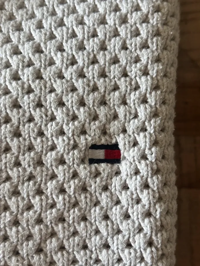 Pull Tommy H beige - photo numéro 5