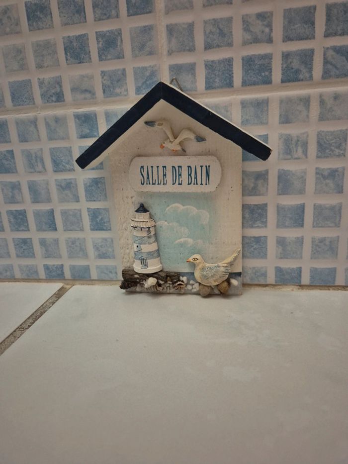 Plaque de porte Salle de bain