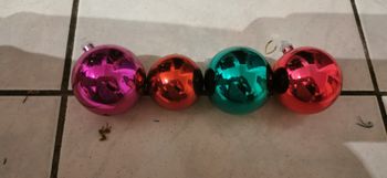 Lot boules multicolore