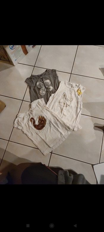 Lot t-shirt manches courtes