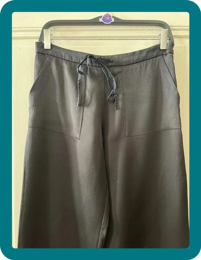 Pantalon casual effet satin vintage taille 38 - Anne Fontaine - photo numéro 2