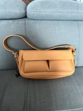 Sac Manor main et bandoulière camel neuf